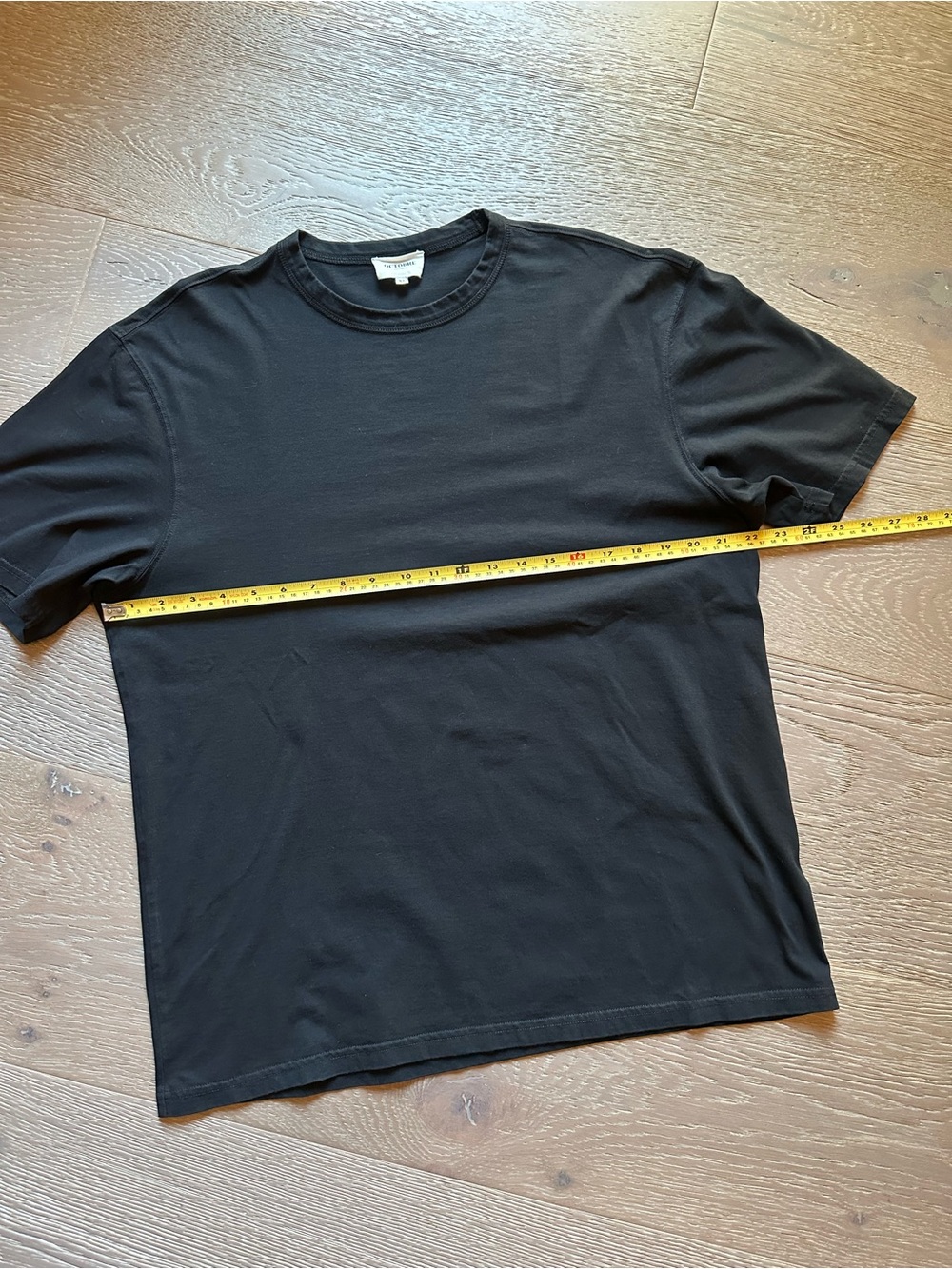 Octobre Editions Sezane Black Crew Neck Men’s Tee XL